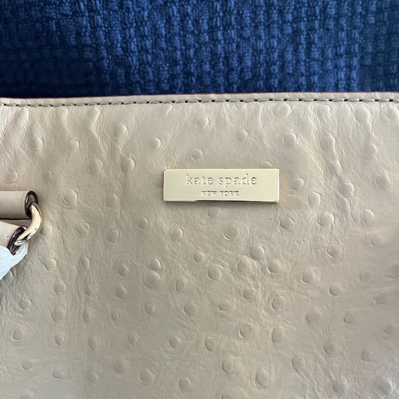 Kate Spade NEW w/tags and wrapping. Quinn/WKRU 1889/Wellesley Ostrich/Sidewalk - Picture 7 of 12